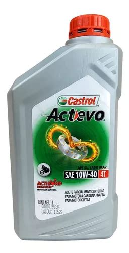 Aceite Moto Semi Sint Castrol Actevo W Lt X Un Tua