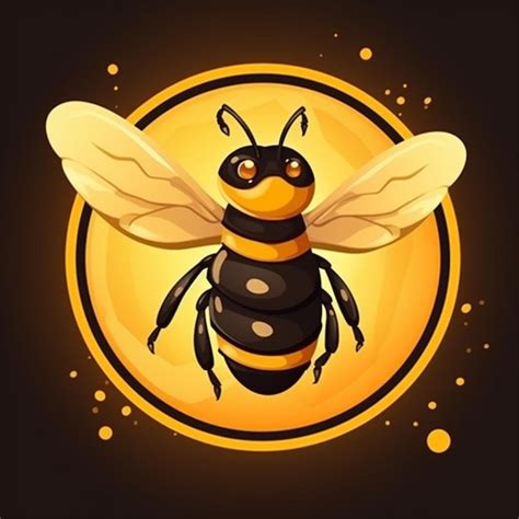 Premium Ai Image Vector Cute Honey Bee Vector