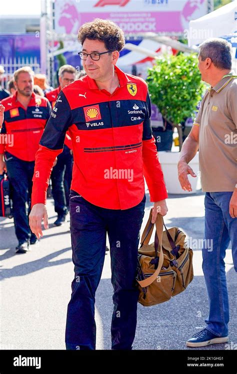 Ferrari Team Principal Mattia Binotto Hi Res Stock Photography And