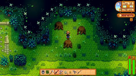 Stardew Valley All Hardwood Farming Locations EXputer