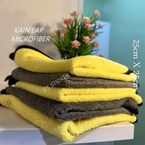 Jual Kain Lap Microfiber X Cm Kain Lap Motor Lap Serbaguna