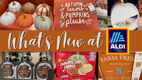 What S New At Aldi Aldi Fall Shop With Me Youtube