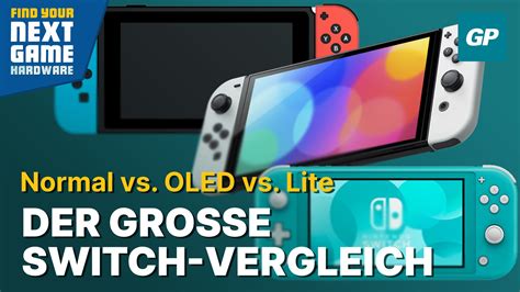 Nintendo Switch Vs Oled Vs Lite Alle Unterschiede Im Vergleich