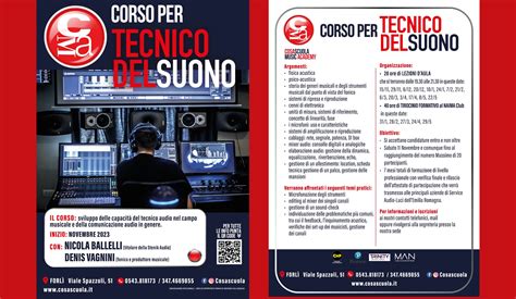 Corso Per Tecnico Del Suono Cosascuola Cosascuola Music Academy