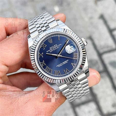 Rolex Datejust 41 MM 126334 Blue Roman Dial Swiss