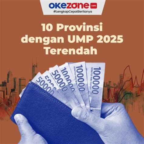 10 Provinsi Dengan UMP 2025 Terendah 0 Foto Okezone Infografis