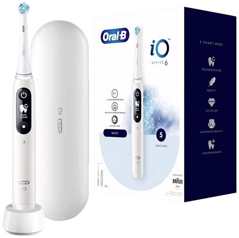 Oral B Io Series White Electric Toothbrush Rotating Pulsating