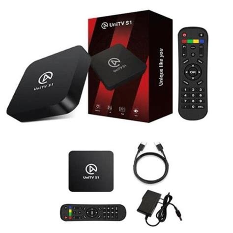 Unitv S1 Box Tv 8GB 1GB Tv Box Conteudo Sem Mensalidade De R 437