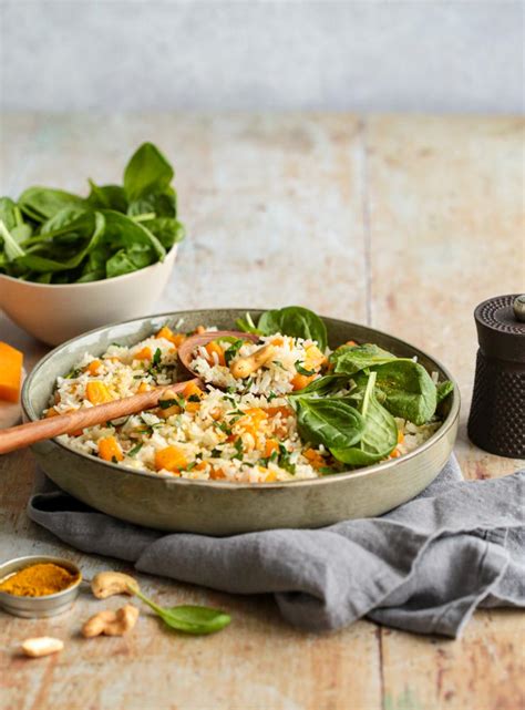 Riz sauté au potimarron et aux noix de cajou