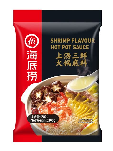 Haidilao Hot Pot Soup Base Seasoning Shrimp Flavour G Buy Now With Express International