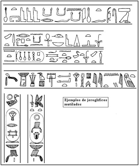 Ejemplos De Jerogl Ficos