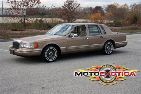 1991 Lincoln Town Car Motoexotica Classic Cars