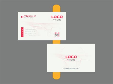 Double-sided creative business card template. 26622117 Vector Art at ...