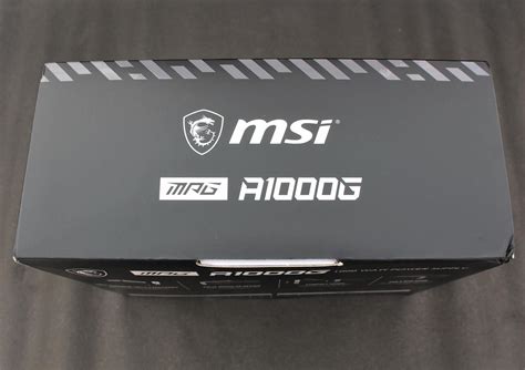 MSI MPG A1000G Power Supply Review | PC TeK REVIEWS