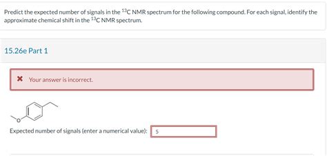 Solved Predict The Expected Number Of Signals In The 13c