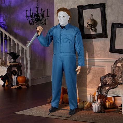 Life Size Animated Michael Myers Halloween II Prop Horror Movie Decor - Props