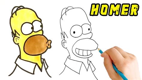 Como Dibujar A Homer Simpson Paso A Paso Los Simpsons