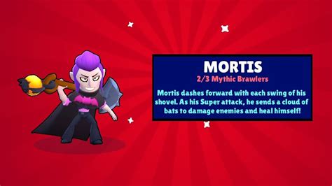 UNLOCKING MORTIS BRAWL STARS YouTube