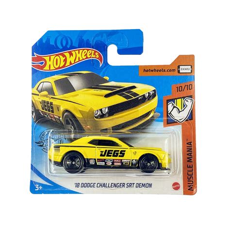 Hot Wheels 18 Dodge Challenger SRT Demon Mini Hunts