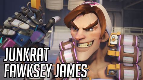 Junkrat Fawksey James Skin Showcase Overwatch 2 YouTube