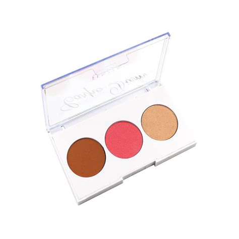 Paleta Trio Contorno Iluminador E Blush 10 5g Fenzza Shopee Brasil