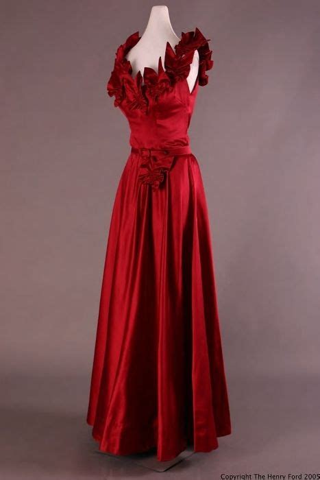 Omgthatdress Sophie Gimbel Evening Dress Ca 1947 Via The Henry Ford