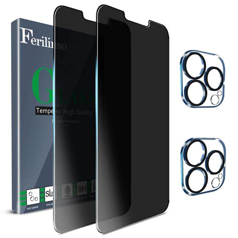 Ferilinso Designed For Iphone Pro Privacy Screen Protector Pack