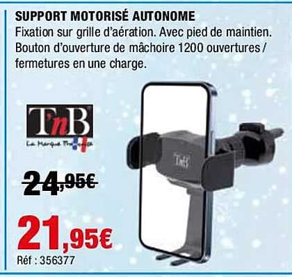 Promo Support Motorisé Autonome Tnb chez Autobacs iCatalogue fr