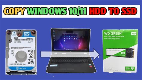 How To Transfer Windows Hard Drive To Ssd How To Copy Windows Hdd To Ssd Youtube