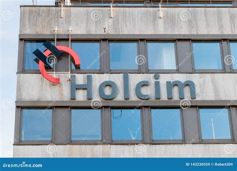 Logo and sign of Holcim editorial stock image. Image of sign - 143230559