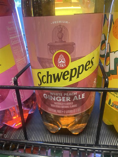 Schweppes White Peach Ginger Ale 🍑 Rtofizzornottofizz