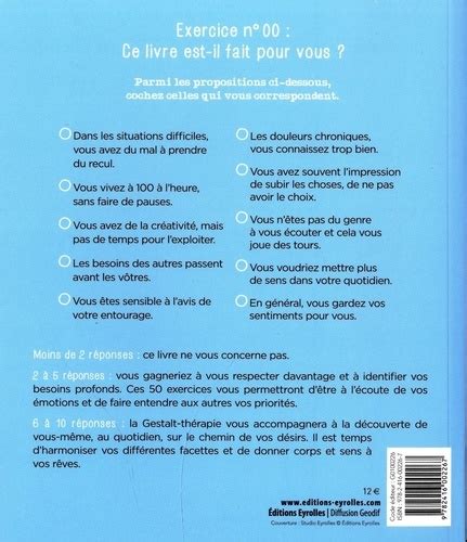 50 Exercices De Gestalt Thérapie Le Secret De De Catherine Clouzard Grand Format Livre