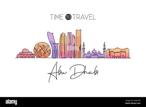 Abu dhabi corniche skyline Stock Vector Images - Alamy