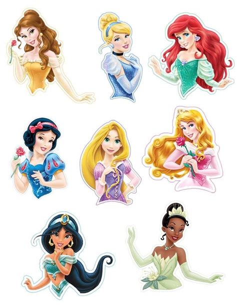 Pin By Yolanda Araiza On Stikers Disney Princess Cupcakes Disney Princess Cake Topper Disney