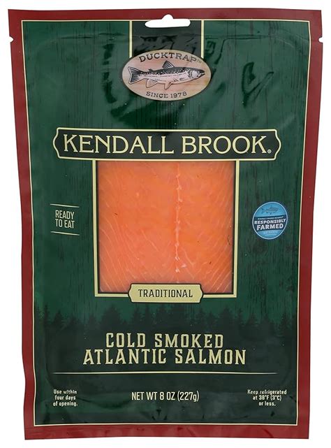 Ducktrap Kendall Brook Cold Smoked Salmon 8 Ounce Grocery And Gourmet Food