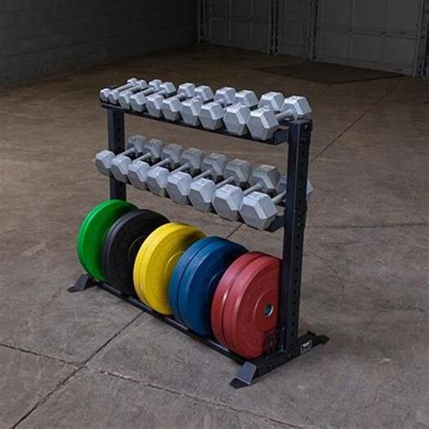 Rugged Series Weight Plate Dumbbell Rack Rack Only Weights Not