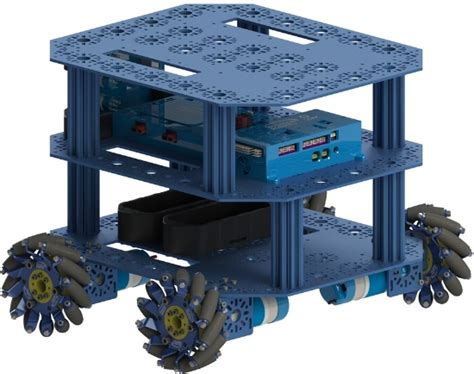 The Mecanum Stack Robot Basic Autonomous Mobile Robotics Trainer