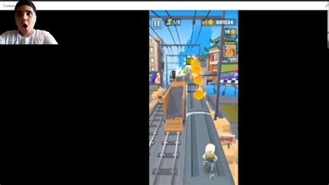 Jogando subway surfers depois de vários meses YouTube