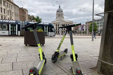 Nottingham S E Scooter Trial Extended Until 2024 With Thousands Of Daily Users Nottinghamshire