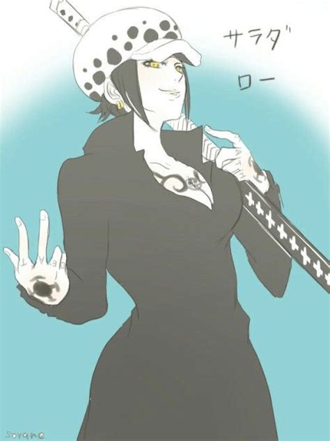 Genderbend Swap Female Fem Trafalgar D Water Law One Piece Lawko