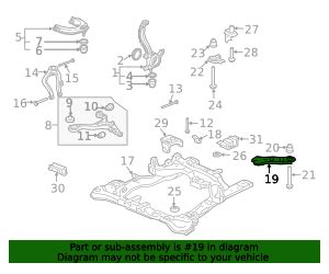 honda accord suspension  frame reinforcement bracket