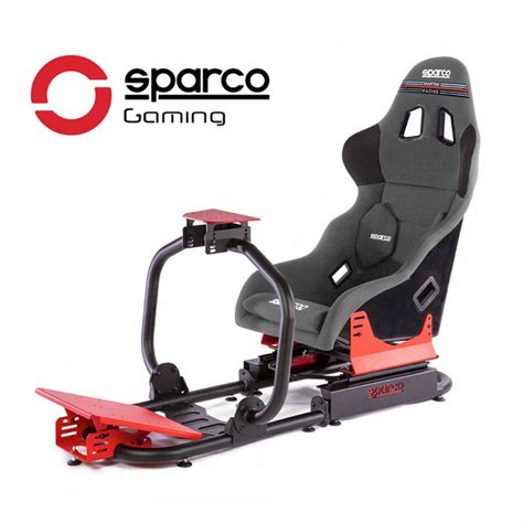 Sparco Simulator Cockpit with Pro2000 Martini Racing Seat | Concept Racegear