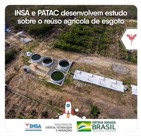 Insa E Patac Desenvolvem Estudo Sobre O Re So Agr Cola De Esgoto