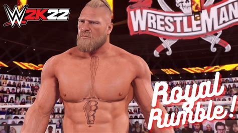 Wwe 2k22 Royal Rumble Match Full 27 Minutes Of Gameplay Royal Rumble Thunderdome Arena Youtube