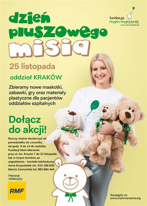 Dzie Pluszowego Misia Fundacja Mam Marzenie