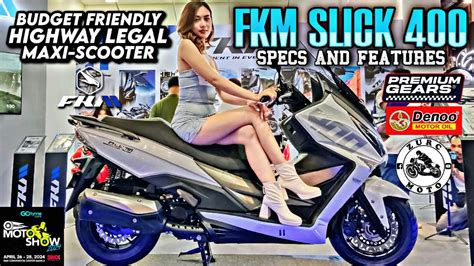 FKM SLICK 400 Most Affordable Maxi Scooter Highway Legal Ft