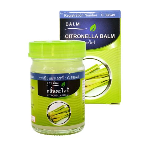 Бальзам Цитронеллы лемонграсс Citronella Balm Kongkaherb, 50г. - Панда ...