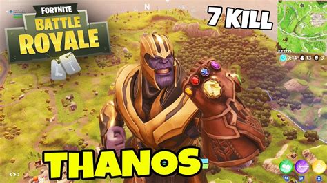 SPACCHIAMO TUTTO CON THANOS FORTNITE GUANTO DELL INFINITO