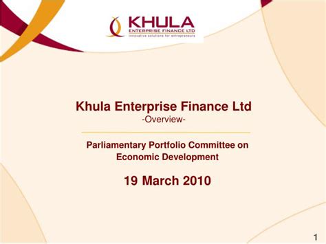 khula enterprise finance  overview powerpoint