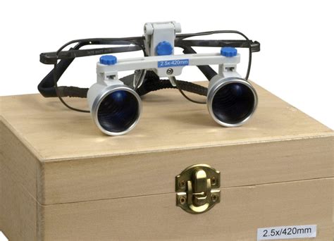 2 5x 420mm Wd Binocular Eyeglass Loupes With Alloy Frame Omax